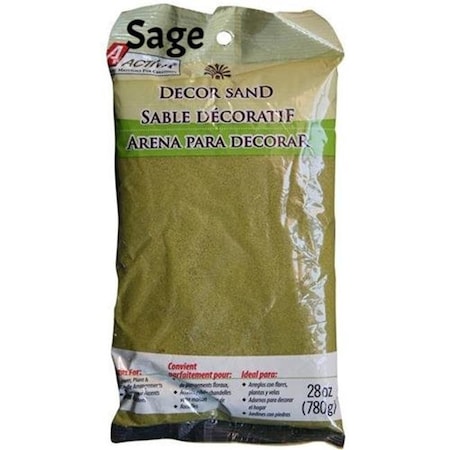 Decor Sand Decor Sand 4287 Activa 28 oz Bag of Decorative Sand; Sage 4287